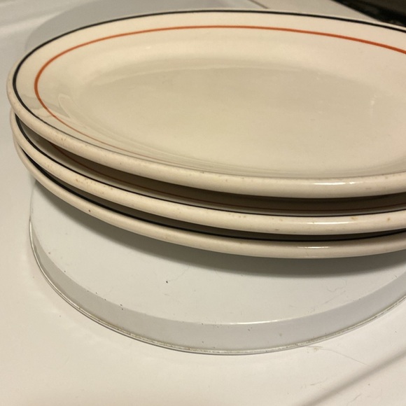 3 Oval Platters Wallace China Desert Ware 1947 nearly mint! - Picture 2 of 5